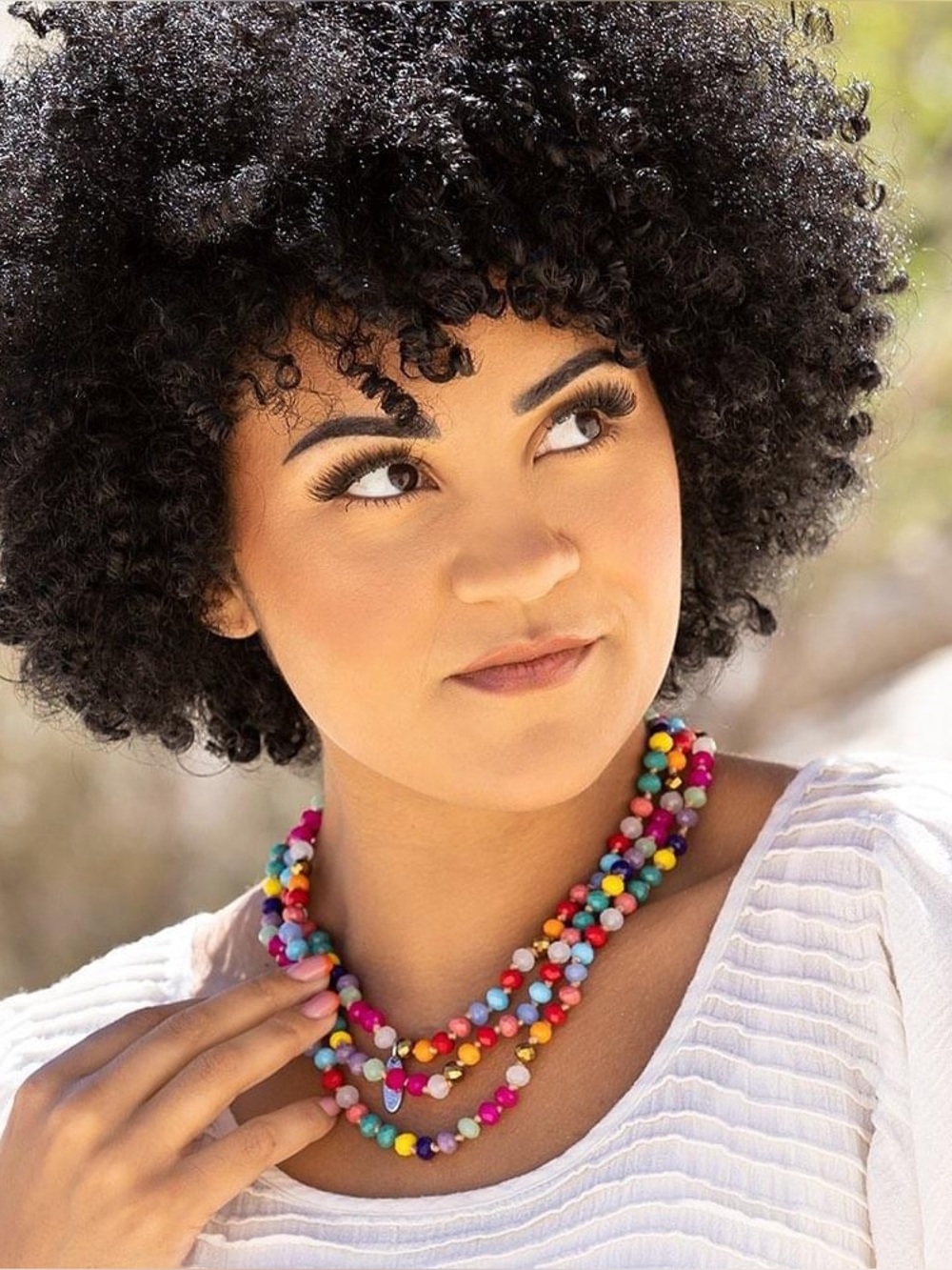 🆕 Colorful Beaded Levi Necklace Plunder - Picture 3 of 10